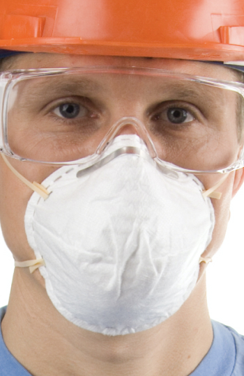 Rubber and thermoplastic tapes for industrial masks